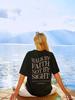 WALK BY FAITH NOT BY SIGHT Slogan Print T-shirts For Women Unisex Short Sleeve White Tees Top 100% Cotton Breathable Casual T Shirt