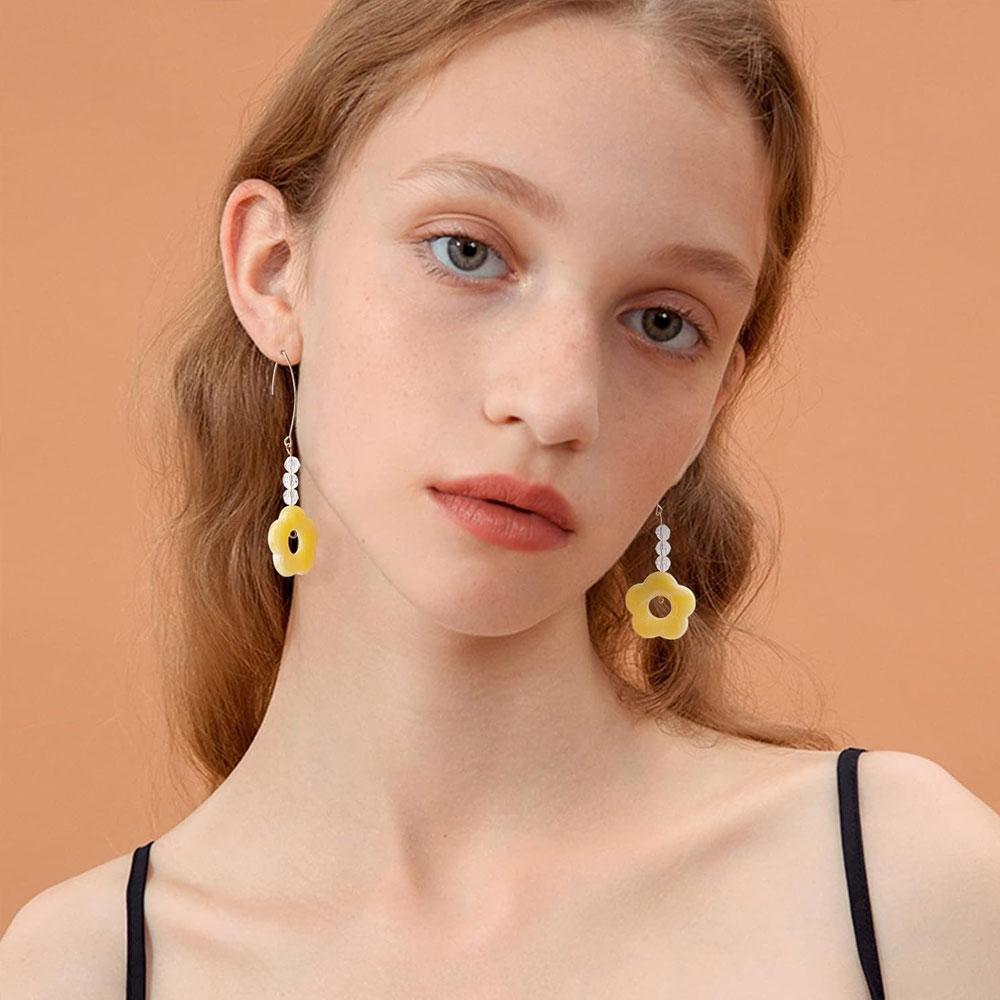 10/30/50 шт. акриловые бусины-разделители в форме цветка, 5-лепестковые бусины-цветы для самостоятельного изготовления ожерелий, браслетов, ювелирных изделий, ремесла