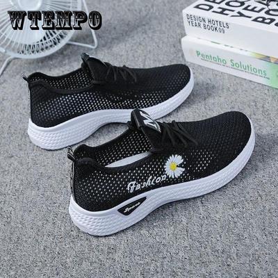 Женская весенне-летняя дорожная повседневная обувь с дышащей сеткой, женские кроссовки больших размеров, универсальная спортивная обувь для бега на мягкой подошве