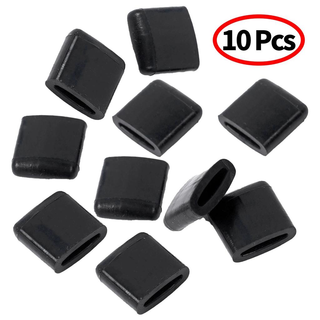 10 Pcs Air Fryer Rubber Bumpers Silicone Air Fryer Basket Protective Feet Tray Rubber Feet Air Fryer Replacement Part