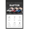 Модель Пикапа Ford Raptor 1/24, Съемный Имитатор Автодома из Сплава, Внедорожная Игрушечная Машина со Звуком и Светом, Подарок на День Рождения Мальчику