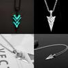 Luminous Arrow Necklace Pendant Jewelry Necklace For Gift And Holiday Decor