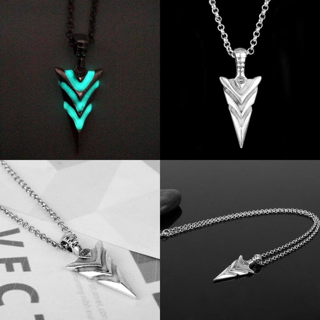 Luminous Arrow Necklace Pendant Jewelry Necklace For Gift And Holiday Decor