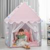 Large Children Toy Tent 1.35M Wigwam Folding Kids Tents Tipi Baby Play House Girls Pink Princess Castle Child Room Decor