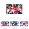 Queen 70th Anniversary Elizabeth Ii Flag Union Jack Tapestry Premium Quality Polyester Material 90*150cm