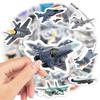 Cool Fighter Jet Stickers Aircraft F35 F16 Mig Diy Kids Toys Gift Decorative Decal For Laptop Phone Luggage Bottles Waterproof