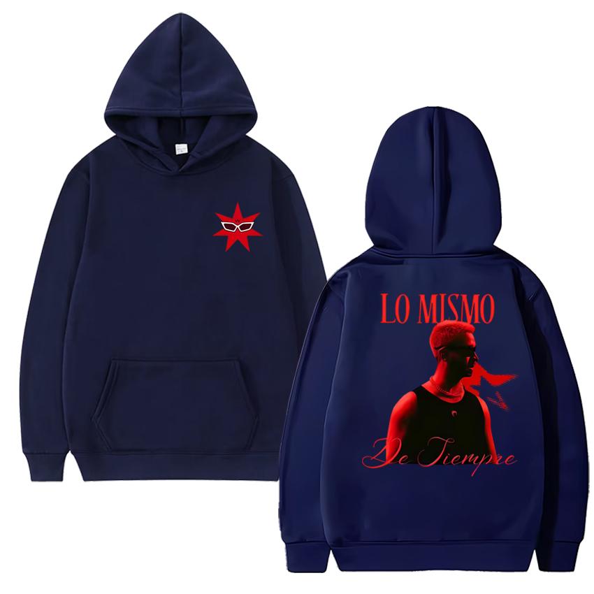 Singer Mora Lo Mismo De Siempre 2025 Album Double Sided print Sweatshirt Men women Trend fashion Hoodie Unisex Fleece pullover