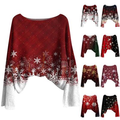 Женский пуловер однотонного цвета с высоким воротом, однотонный свитер крупной вязки свободного кроя