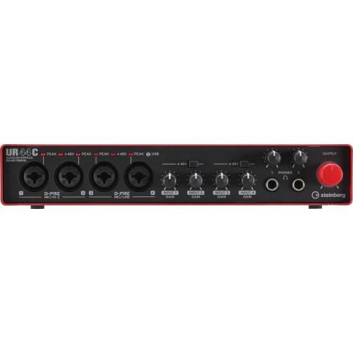 Steinberg USB 3.0 Audio Interface 32-bit/192kHz Red UR44C RD
