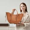 One-shoulder Commuter First-layer Cowhide Tote Bag, Genuine Leather, Niche, High-end Sense, Office Worker Women's Large-capacity Handbag