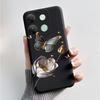Печатный чехол для телефона для Infinix Smart 7 HD / Smart 7 Plus Мягкий силиконовый черный корпус Милый цветочный мультяшный чехол