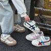 Детская обувь осень новая для мальчиков и девочек повседневная спортивная обувь на мягкой подошве детская обувь легкая и универсальная кожаные одноклассники
