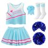 Cheerleader Costume Kids Set 120 [ReliBeauty] Pom-Pom Blue-A