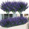 Outdoor Artificial Simulated Green Plants 7 Heads 35 Mesh Lavender Fake Flower Plant Window Decoration Pointed Wheat Ear Handle Bundle
