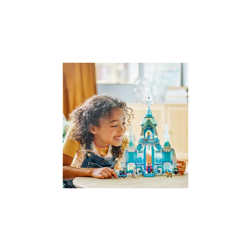 LEGO Disney Princess Elsa's Ice Palace Building Toy for Kids Ages 6-9 Educational Gift 43244
