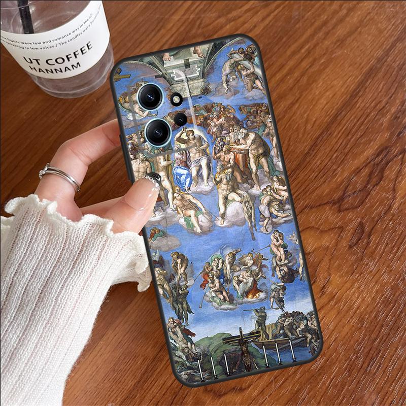 Кейс Микеланджело для Xiaomi Redmi 12C 13C 14C 10C Redmi Note 13 Pro 14 12 11 9 10 9S 10S 11S 12S Чехол