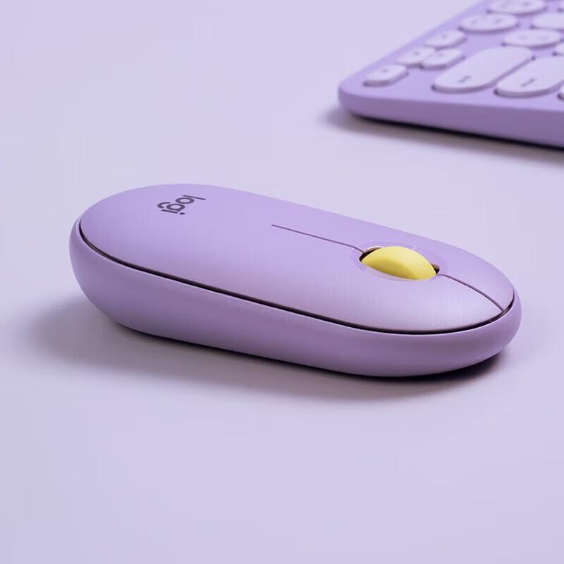 Logitech Беспроводная тихая мышь Pebble M350