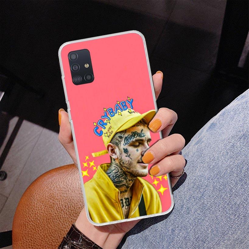 Чехол для телефона певца Lil Peep для Samsung Galaxy A52 A32 A22 A12 A51 A31 A50S A30S A20S A10S Note 20 Ultra 10 Plus S10 A72 A71 Gala