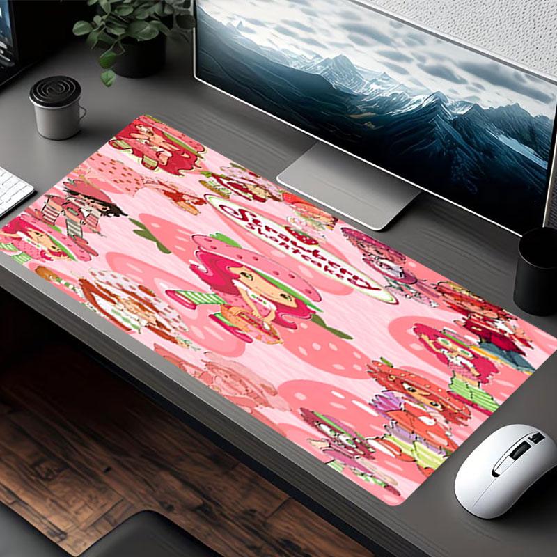 Strawberry Shortcake Print Mouse Pad, for Keyboard Pad Laptop PC Mat for Office Home Use, Desk Decor, Perfect Birthday Gift for Gamers