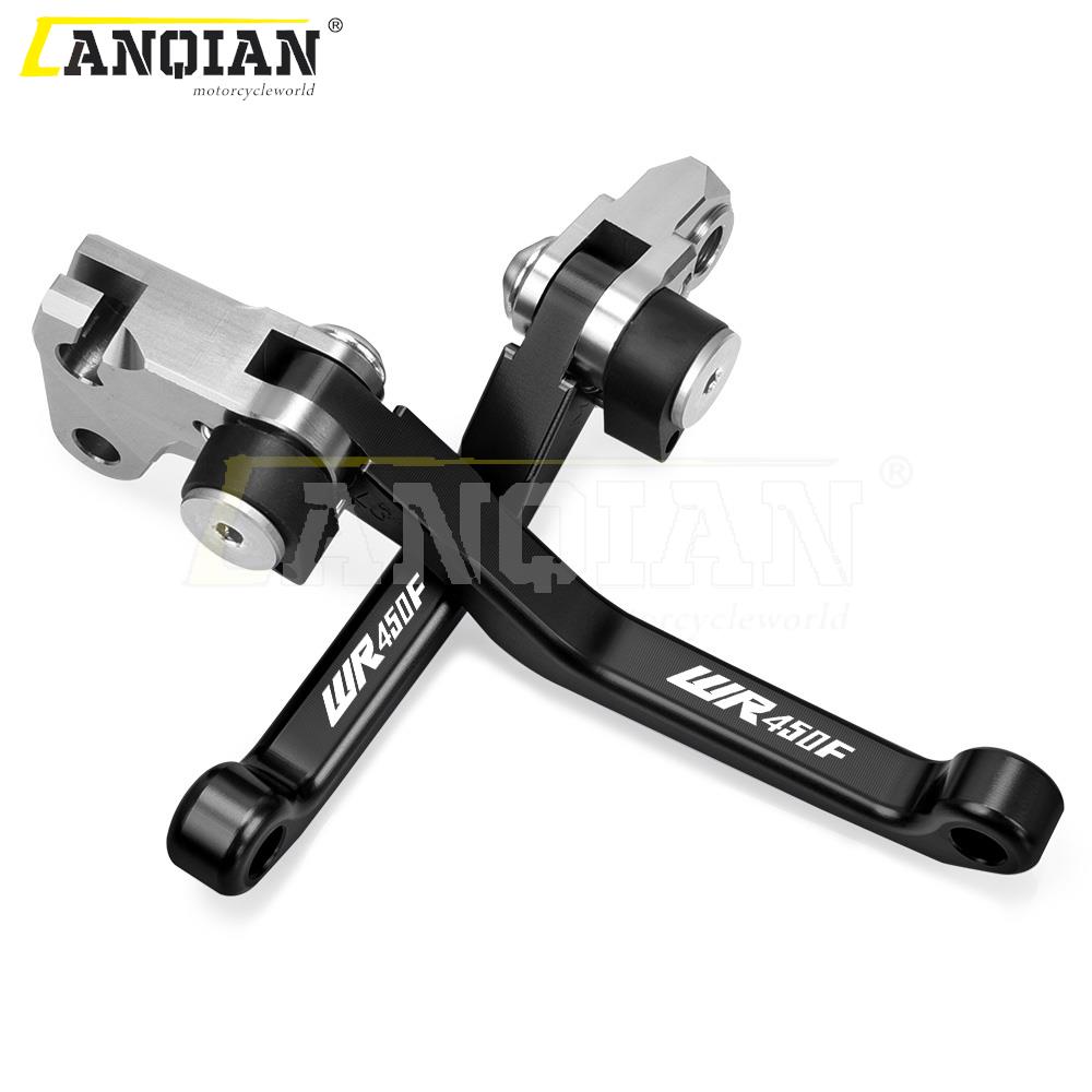 WR450F Dirt Bike Brake Clutch Levers Stunt Clutch Easy Pull Cable System Set For YAMAHA WR 450 F 2001-2023 Motocross Accessories
