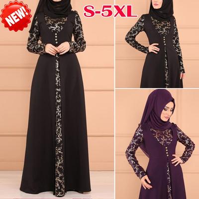 Новое вечернее элегантное мусульманское женское платье макси с длинными рукавами в Дубае, кафтан, платье макси с длинными рукавами и принтом без хиджаба