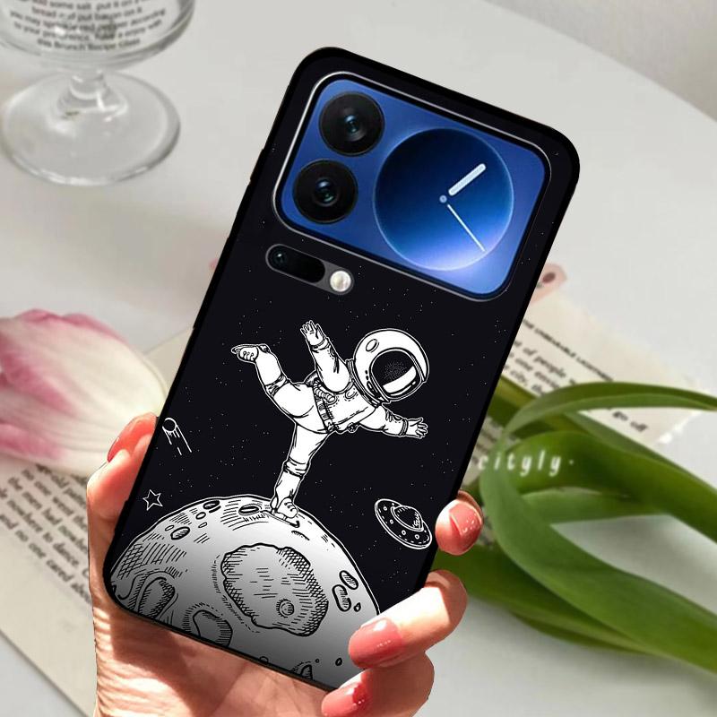 Чехол для Xiaomi Mi 17 Pro Max/17Pro Модный Ударопрочный Защитный Задний Чехол Для Xiaomi 17 ProMax Мягкий ТПУ Силиконовый Чехол для Телефона