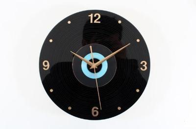 Настенные часы Nelipo в ностальгическом стиле, дизайн в форме пластинки, идея для художественного декора стен (грамм)