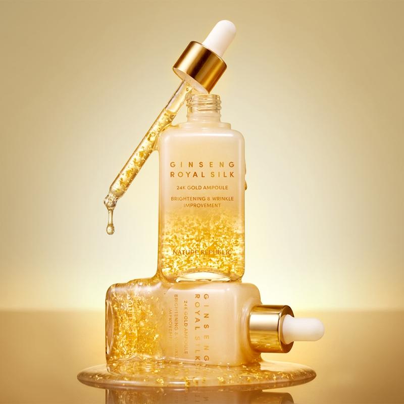 Nature Republic Ампула с женьшенем и шелком 24K Gold 100 мл
