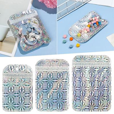 Складной пакет для ювелирных изделий с застежкой-молнией Упаковочный пакет Самозапечатывающиеся пакеты Мешочек из алюминиевой фольги