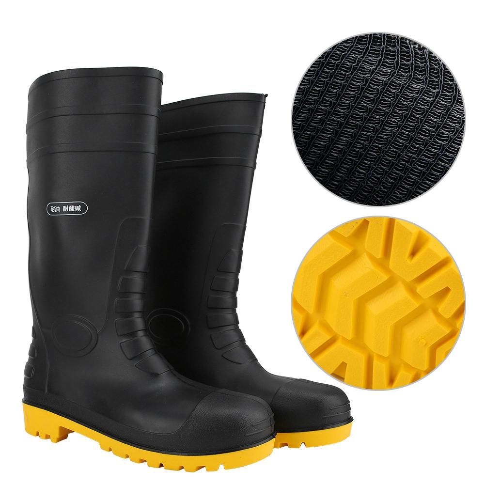 Водонепроницаемые нескользящие высокие резиновые сапоги для сада и стройки (43)