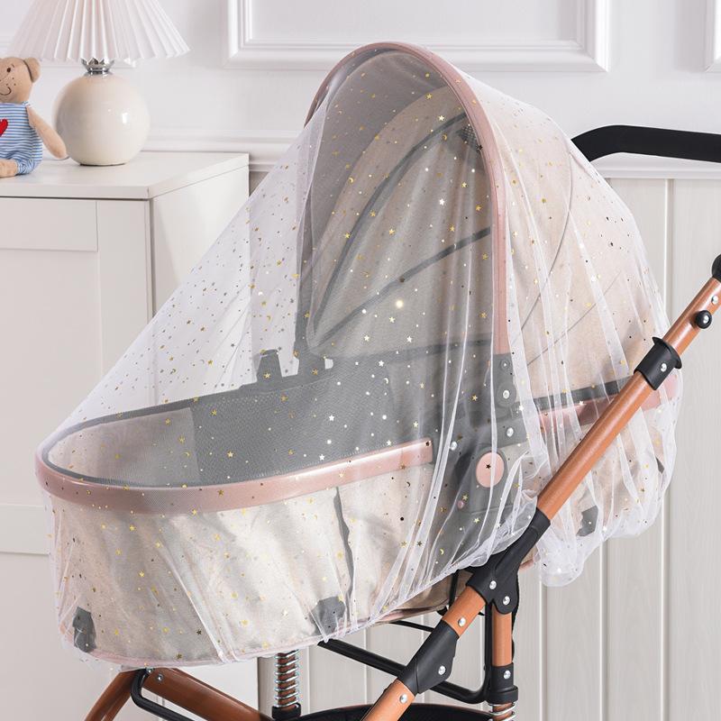Baby Cart Sunshade Mosquito Net Universal Pram Net Buggys Insect Fly Net Protection Cover for Stroller Pushchair