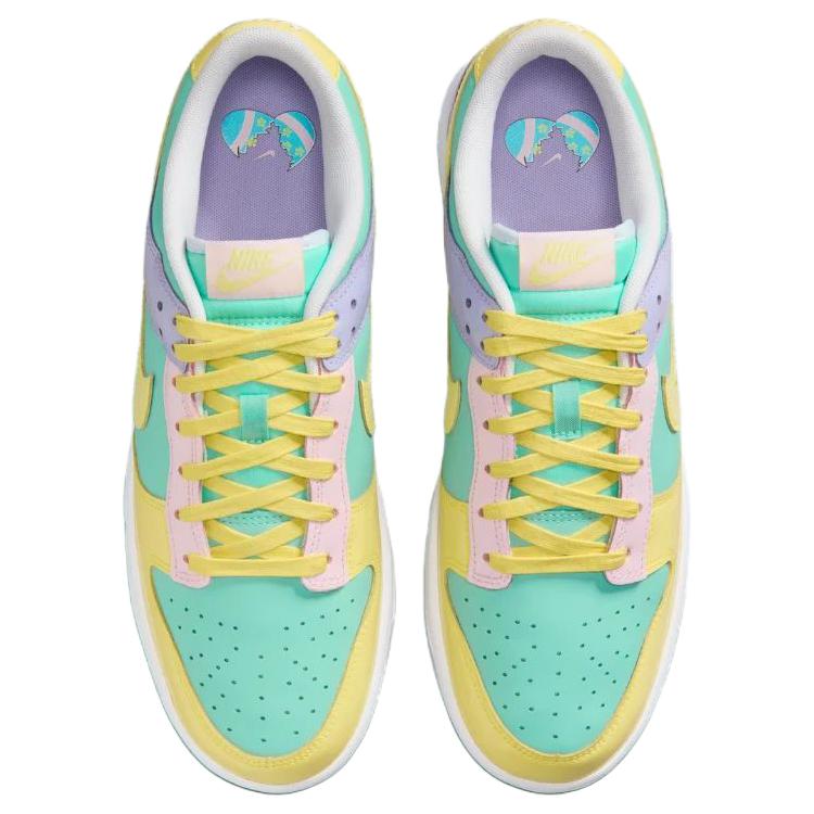 Nike Кроссовки Dunk Low Easter 2026 Унисекс Мультиколор Emerald-Rise Yellow-Pulse-Hydrangeas-White-Pink-Foam IQ9404-349