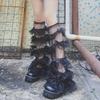 Women's Leg Warmer Sweet Ruffle Lace Leg Sleeves Summer Thin Leg Sleeves Gift