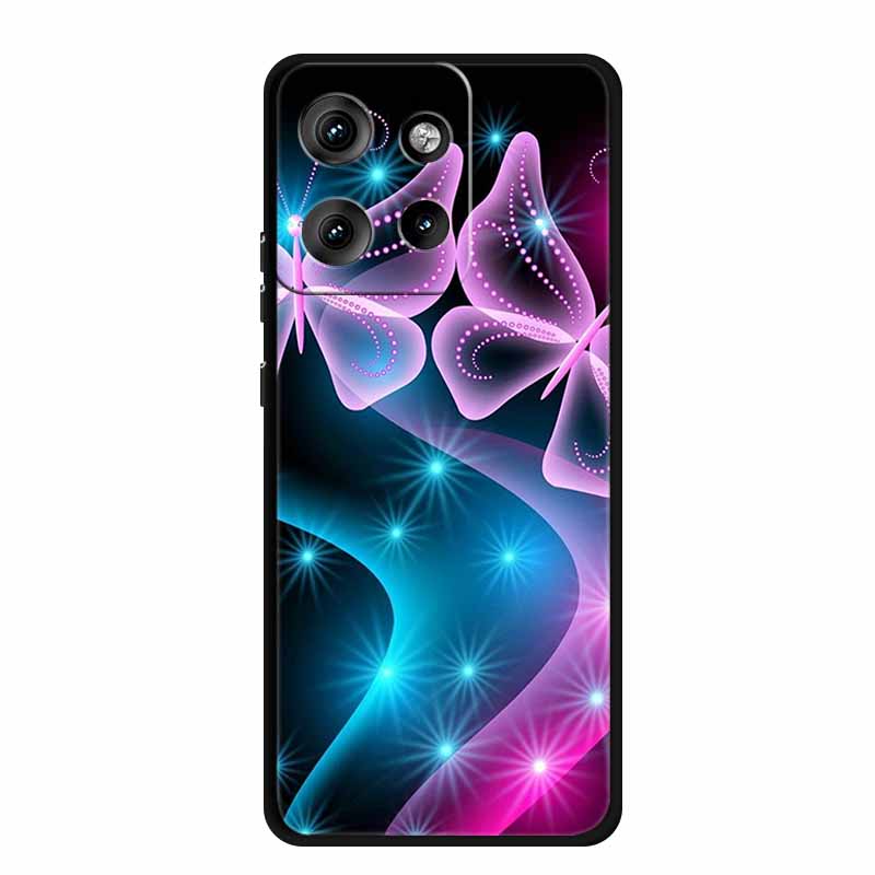 Чехол для Moto Edge 50 Neo Роскошные мягкие силиконовые чехлы из ТПУ для Motorola Edge 50 Neo Moto S50 5G Ударопрочный чехол с рисунком сердца Fundas