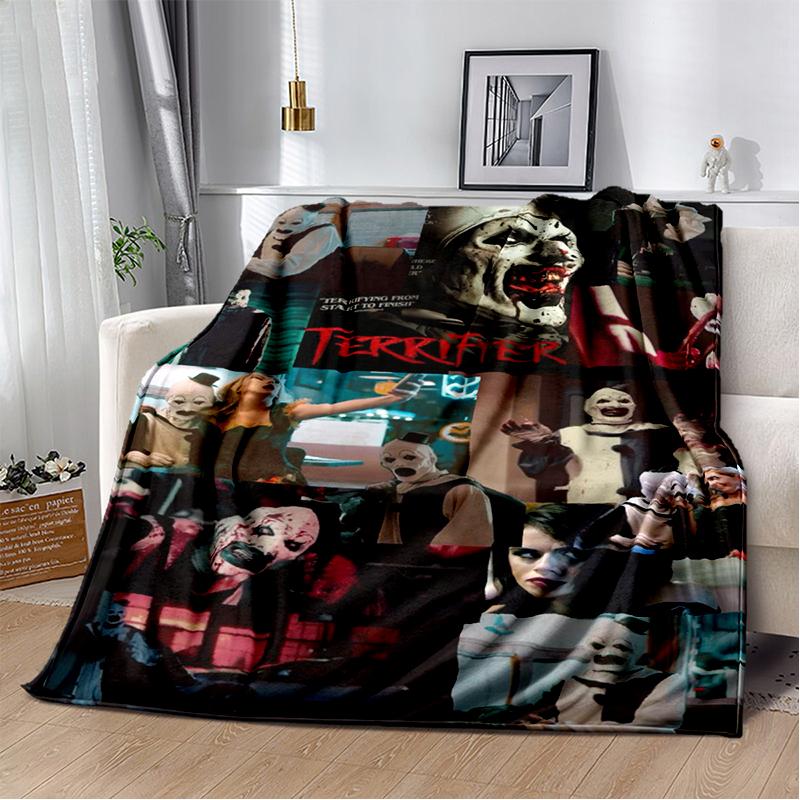 29 Style Terrifier Horror Movie Halloween Gift Soft Plush Blanket,Flannel Throw Blanket for Living Room Bedroom Bed Sofa Cover