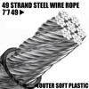 1.5-3M Fishing Lanyard Stainless Steel Gear Tether Universal Elastic Tether  Fishing Gear