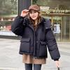 Пуховик для женщин осенне-зимний новый студенческий короткий свободный повседневный с большим карманом модный