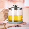 with Scale Oil Filter Container Fine Mesh Oil Filtration Can  Kitchen Use