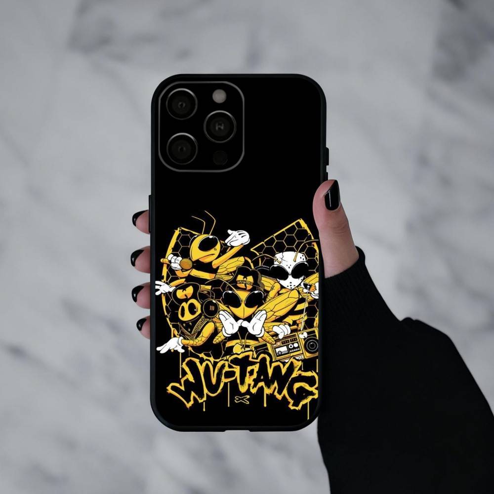 Wu-Tang Wu T-Tang C-Clan-N U-Ultra Чехол для телефона для iPhone 17pro,16,15,14,13,12,11 Plus,Pro Max,XS,Мягкий силиконовый черный чехол