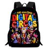 Kids Cartoon Backpack School Children 1-6 Grade Lightweight Ergonomic Oxford Fabric Bag With Printed Design