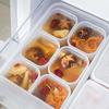 Контейнер для хранения продуктов 6 отделений Коробка для сохранения свежести овощей и фруктов с крышкой для холодильника Кухонная банка для хранения специй и приправ