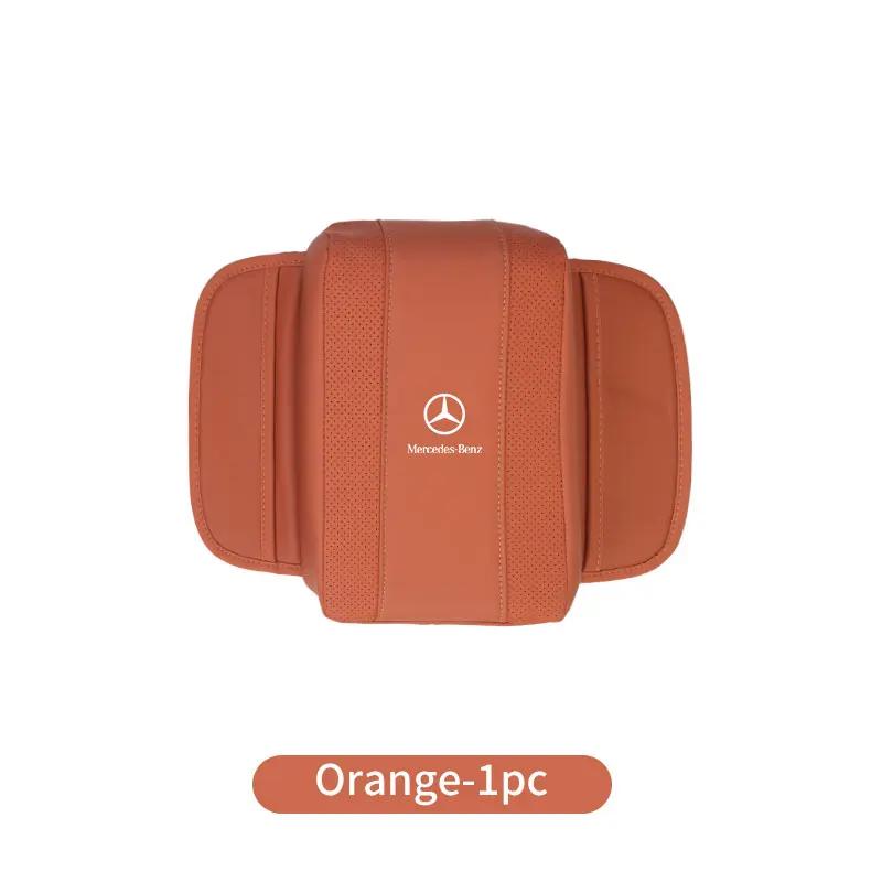 CEJ1 2025 Hot For Benz Leather Car Arm Rest Cushion Anti Scratch Heighten Cushion For Mercedes Benz W202 W212 W126 W140 W168 W177 CLS