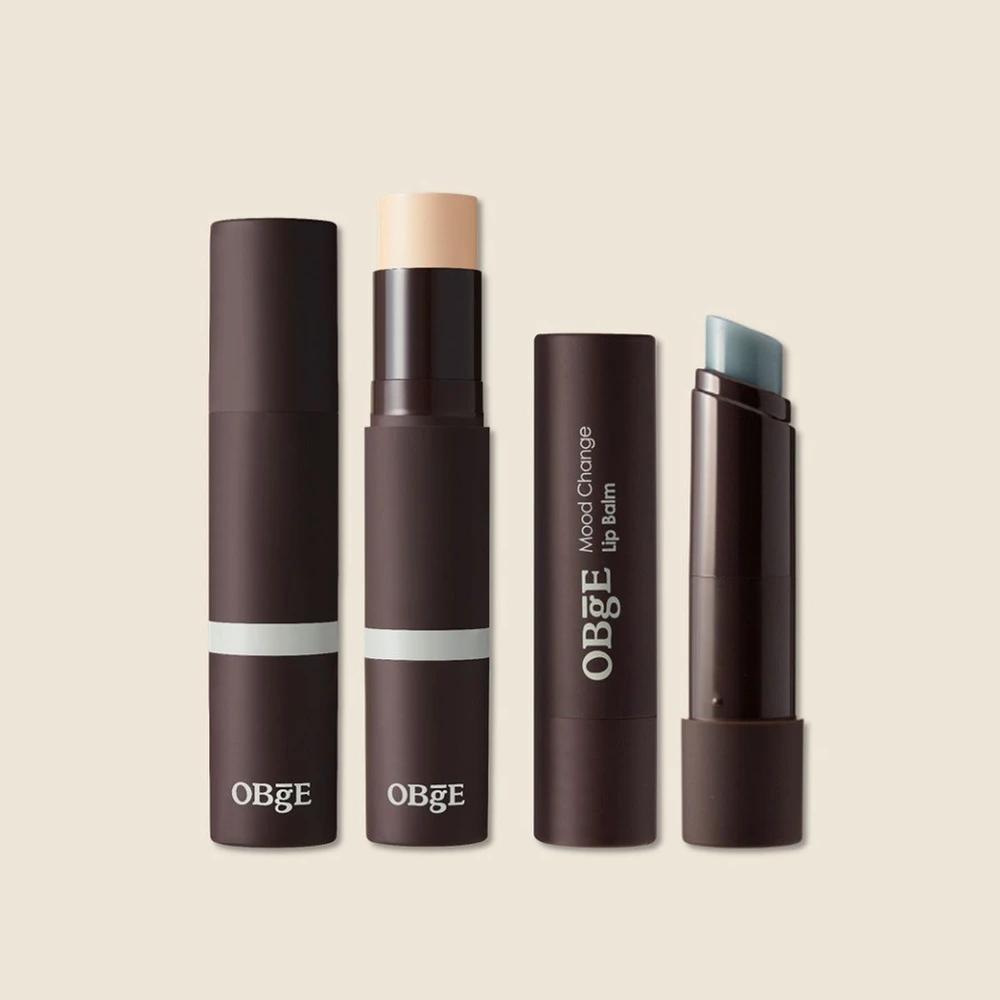 Natural Cover Foundation + Mood Change Lip Balm Set