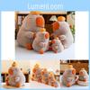 Persimmon Capybara Cartoon Plush Doll Childrens Birthday Gift Home Decoration