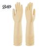 Latex Cleaning Gloves with Fleece Lined Dishwashing Gloves, Waterproof Natural Household for Bathroom Non-Slip Grip Long Cuff Warm Kitchen Laundry