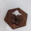 Принцесса в бегах: Открытое кольцо-букет с бриллиантом муассанита весом один карат - Высококачественный, универсальный дизайн для свадьбы, для женщин