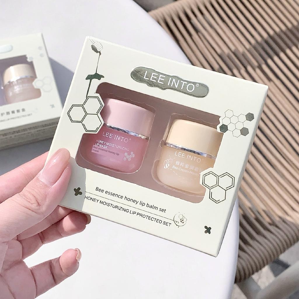 [Boxed Set] Lip Balm Moisturizing and Hydrating Lip Mask Set for Exfoliating Dead Skin, Reducing Lip Lines, and Preventing Dryness