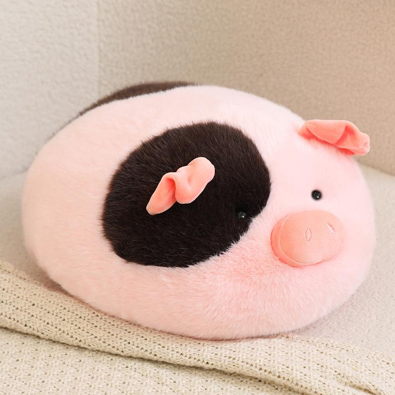 Милая плюшевая игрушка кошка, плюшевая игрушка корова, декоративная подушка, мягкая плюшевая кукла свинья, домашний декор, подарок на день рождения для друзей