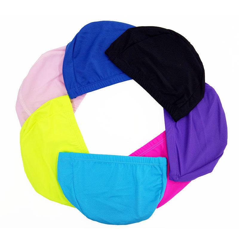 Мужские и женские водонепроницаемые шапочки для плавания, защитная шапка, спортивная шапка на открытом воздухе, случайный цвет