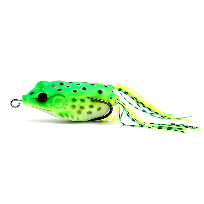HENGJIA Пластиковые бионические воблерные приманки Topwater Frog Bait для окуня, окуня, щуки, форели